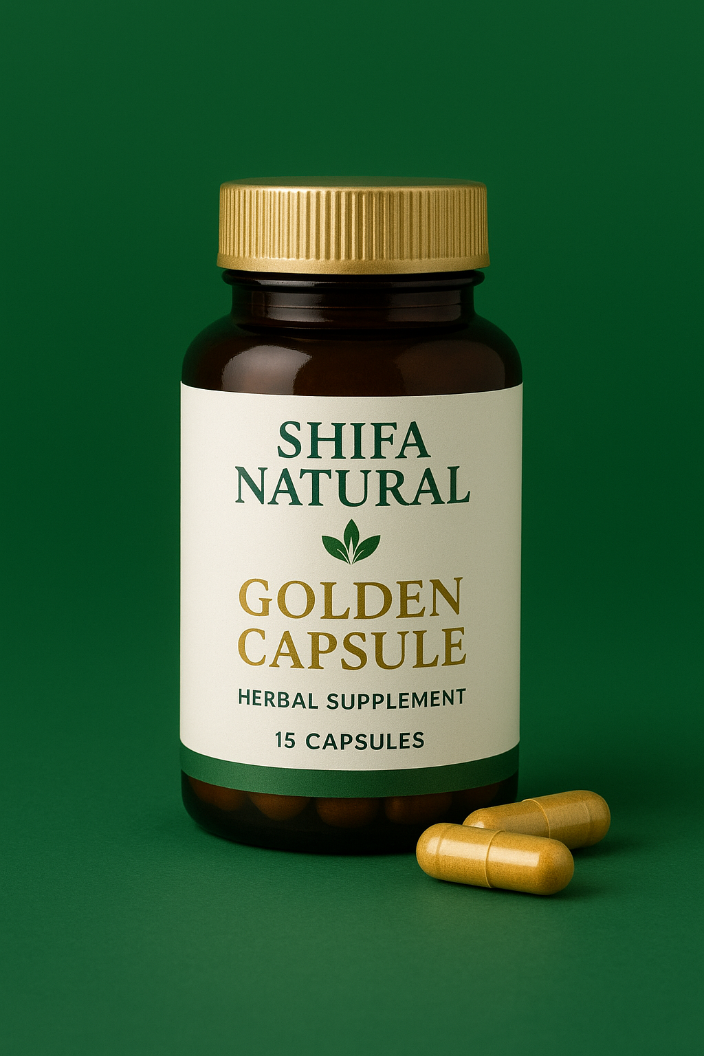 Shifa Natural – Golden Capsule (15 Capsules) | Herbal Men’s Strength Formula